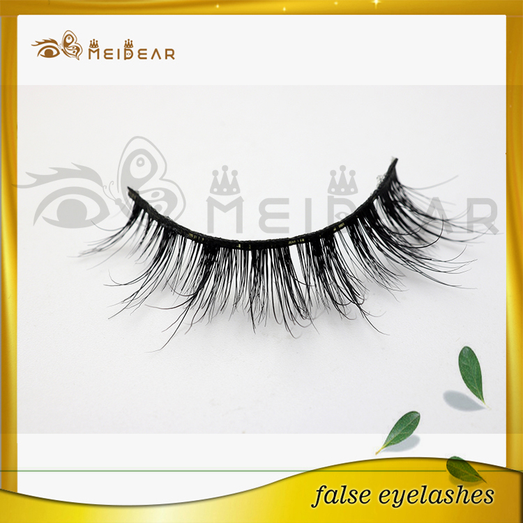 Newly fashion wholesale 3d mink eye lashes in Custom logo package 